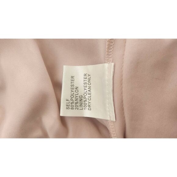 SHO pale rose gold sequin Slip DressV Neck, Spaghetti straps, diamond pattern, - Picture 10 of 10